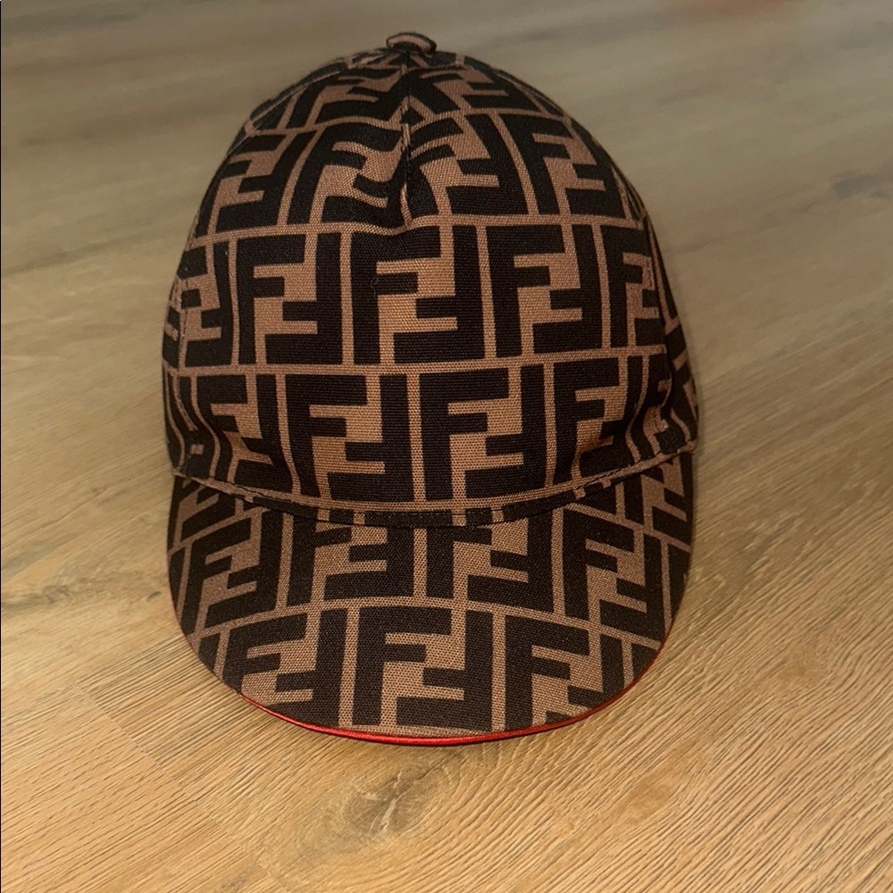 Fendi Brown Monogram Baseball Hat